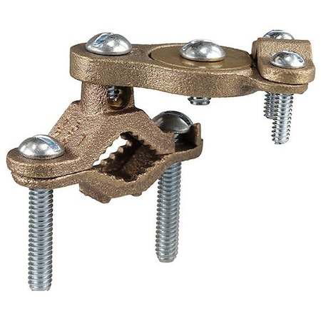 Dottie L.H. Dottie 1/2''-1'' Bronze Armored Ground Clamp w/ Swivel, 25PK 26SWV